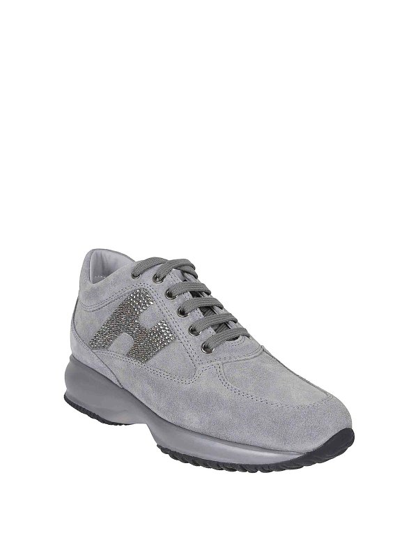 HOGAN: Chaussures de sport online - Baskets - Gris Foncé