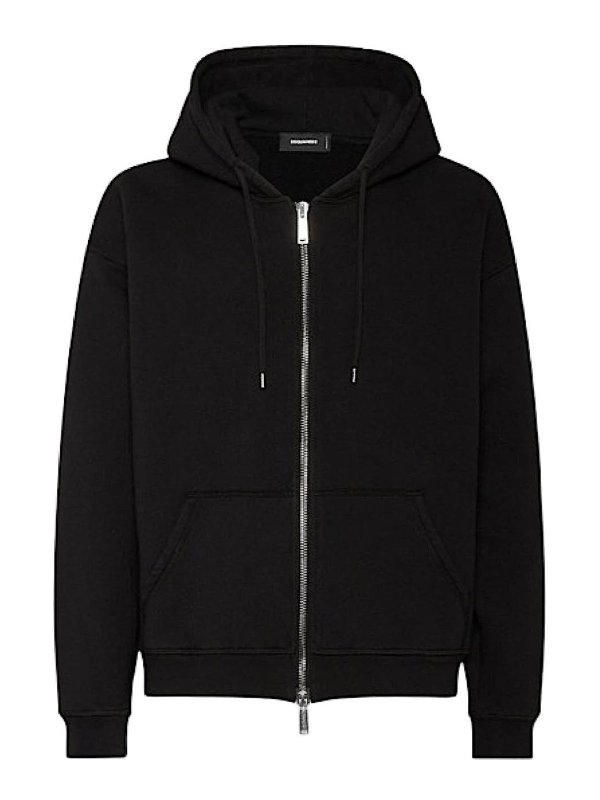 DSQUARED2: Sweatshirts und Pullover - Sweatshirt - Schwarz