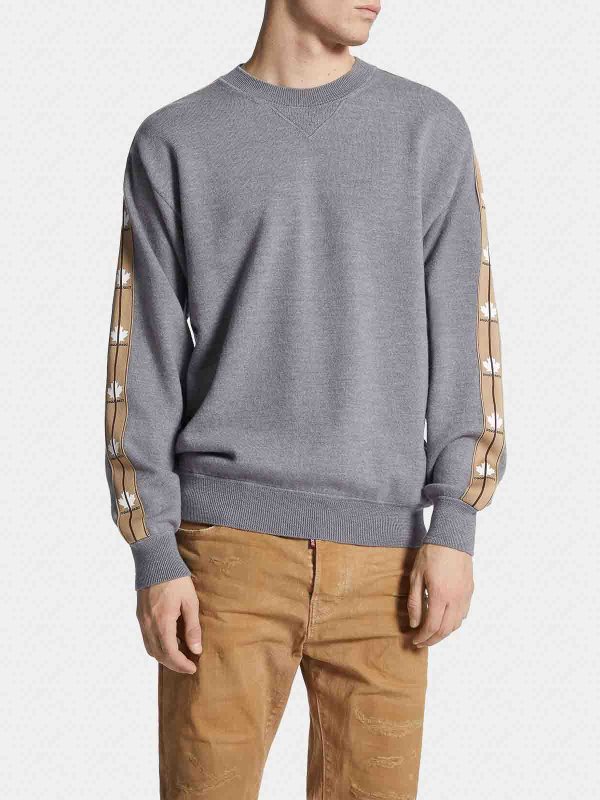 DSQUARED2: Suéteres con cuello pico online - Suéter Cuello Redondo - Ninguno