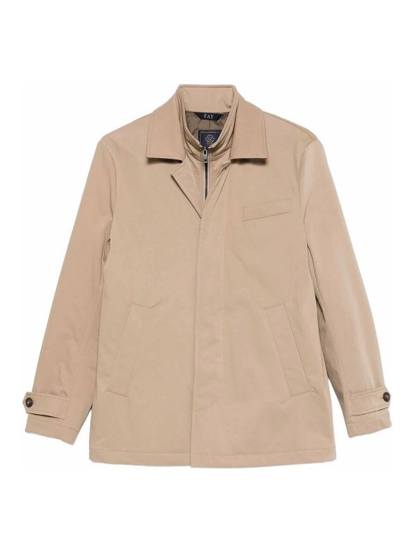 FAY: knee length coats - Outerwear