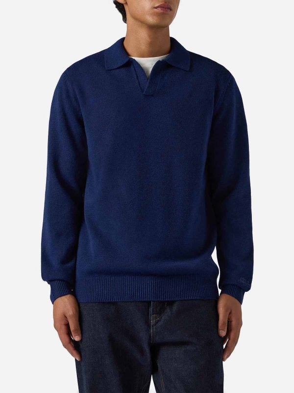 MC2 SAINT BARTH: Suéteres con cuello pico online - Suéter Cuello Redondo - Azul
