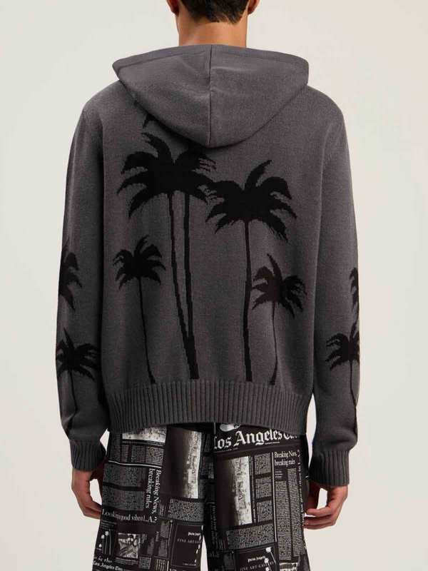 Palm Angels: Sweatshirts und Pullover online - Sweatshirt - Grau