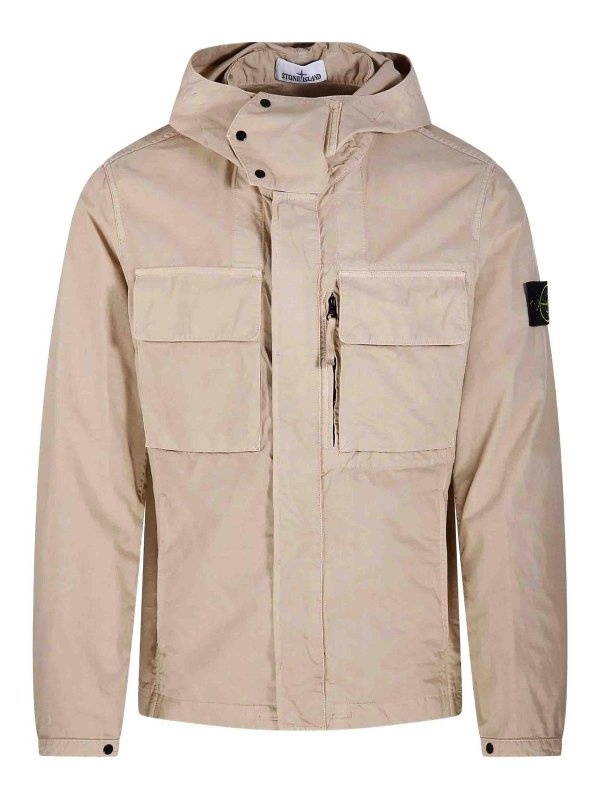 STONE ISLAND: Parkas - Parka - Beige