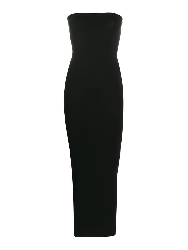 WOLFORD: knee length dresses - Abito Fatal Black