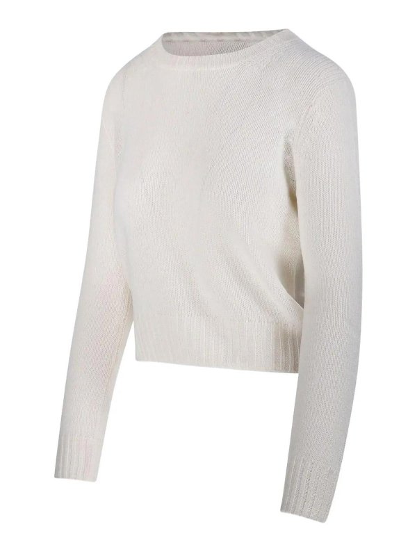 BE YOU: Strickpullover mit Rundhalsausschnitt online - Rundhalspullover - Weiß