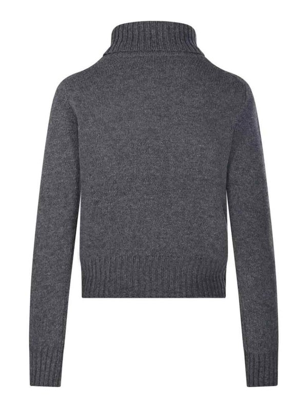 BE YOU: maglia a collo alto e polo online - Maglione Collo Alto Grey