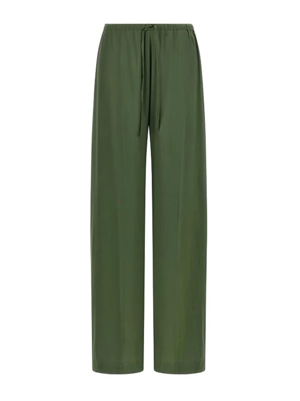 DRIES VAN NOTEN: casual trousers - Pantaloni Puvis Bis Verde