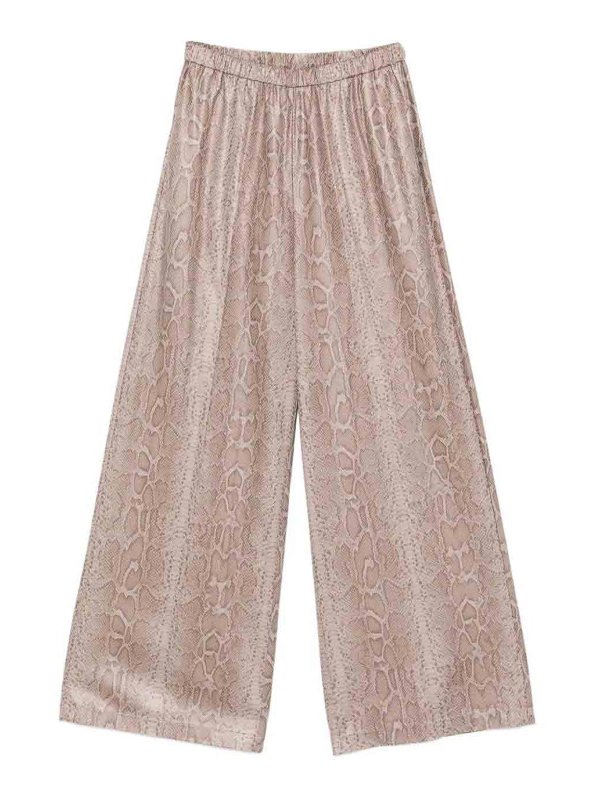 FORTE FORTE: casual trousers - Stone trousers