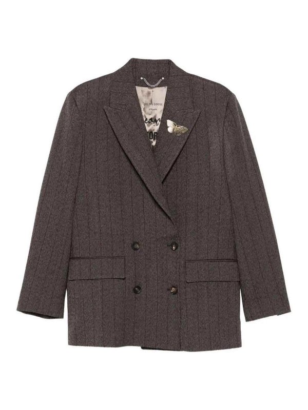 GOLDEN GOOSE: Vestes casuals - Veste Casual - Marron