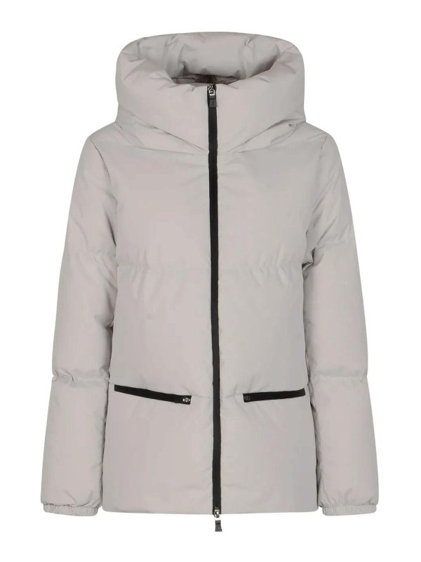 HERNO: Chaquetas y Chaquetones acolchados - Chaqueta Alcochada - Plata