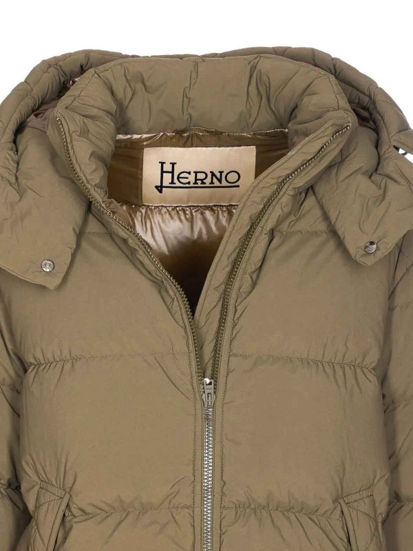 Military Green Down Jacket shop online: HERNO