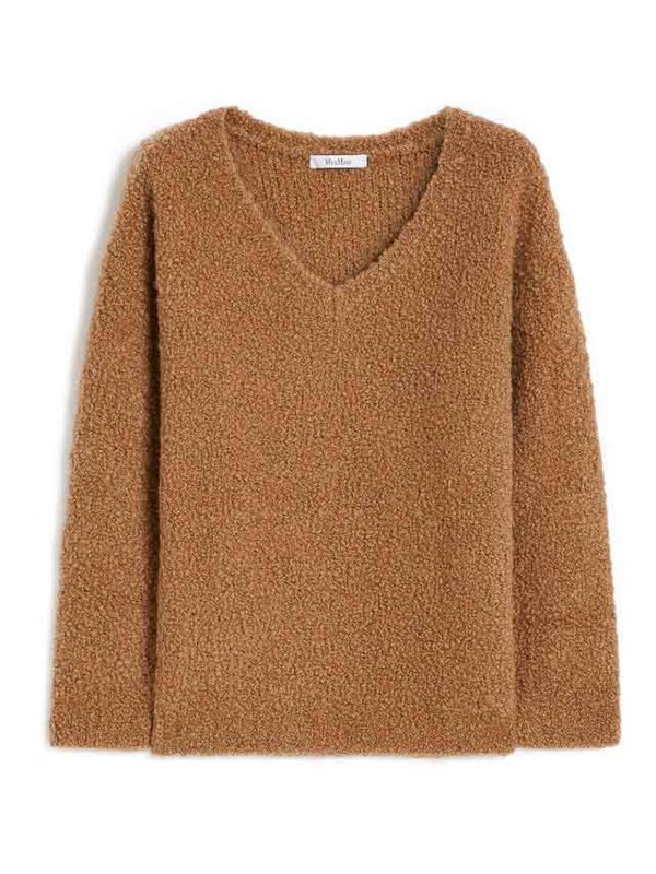 Max Mara: t-shirts - Pantera Camel shirt