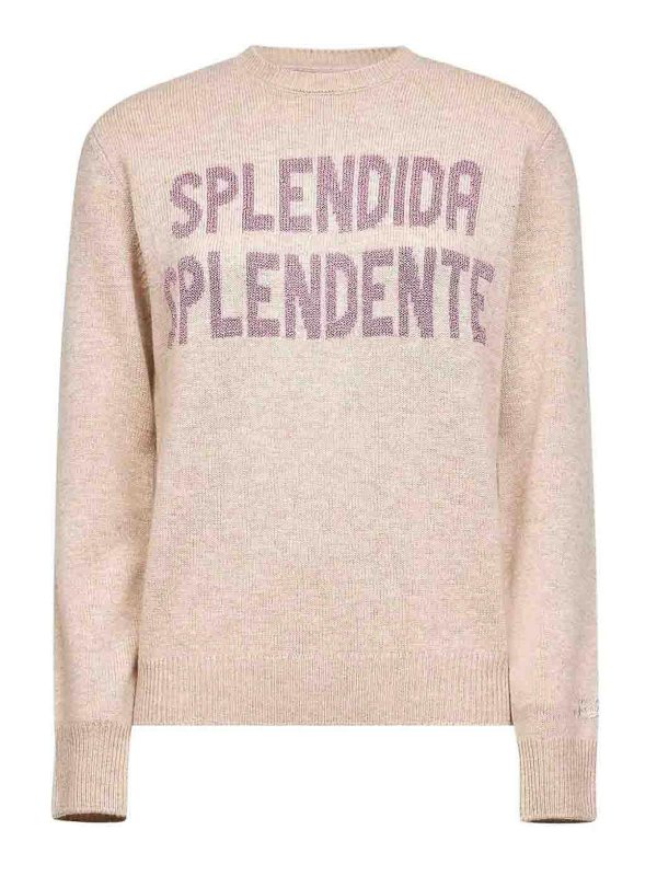 MC2 SAINT BARTH: Suéteres con cuello pico - Suéter Cuello Redondo - Púrpura