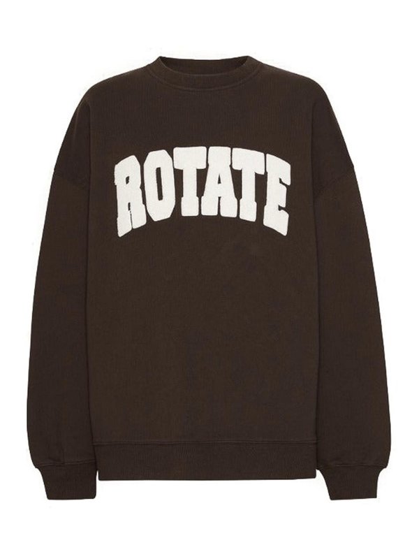 ROTATE Birger Christensen: Sweatshirts & Pulls - Sweat-Shirts - Marron