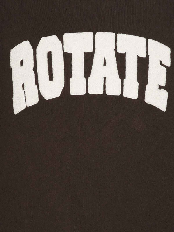 The Best Shops ROTATE Birger Christensen: Sweatshirts & Pulls - Sweat-Shirts - Marron