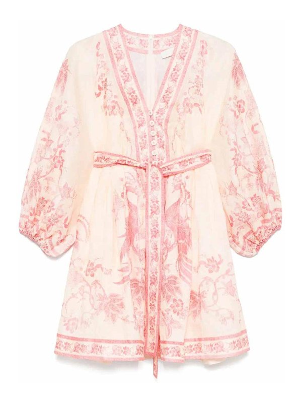 ZIMMERMANN: knee length dresses - Lucky Pink Dress