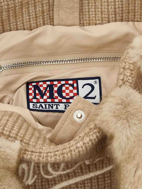 MC2 SAINT BARTH: Handtaschen online - Shopper - Beige