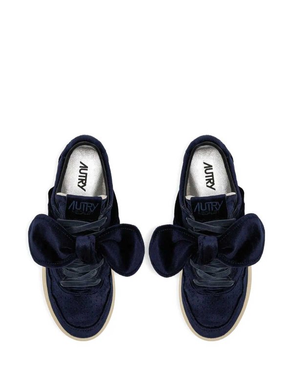 Scneaker Medaglia Velluto Blu shop online: AUTRY