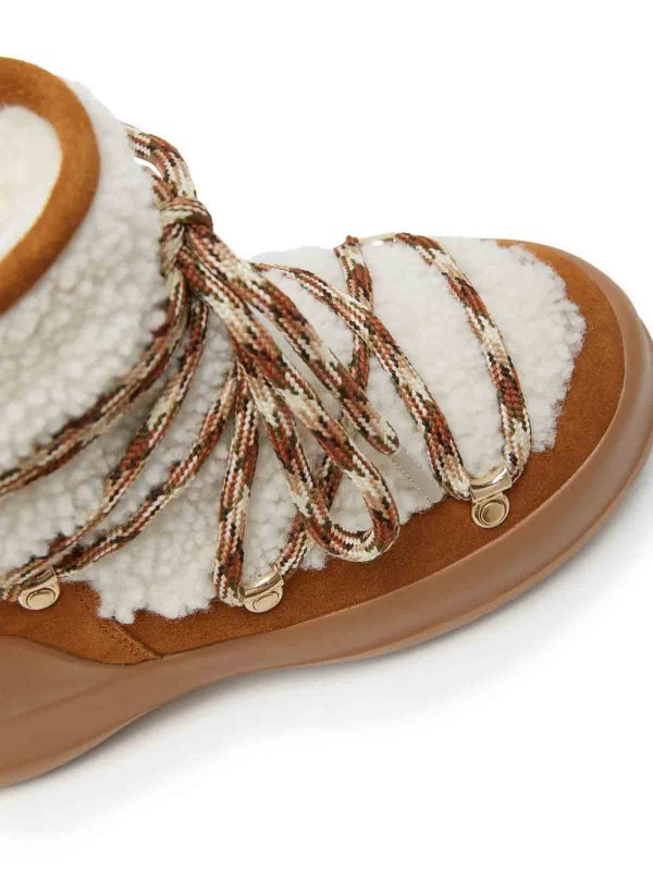 The Best Shops Moon Boot: boots - Luna Shearling Whisky