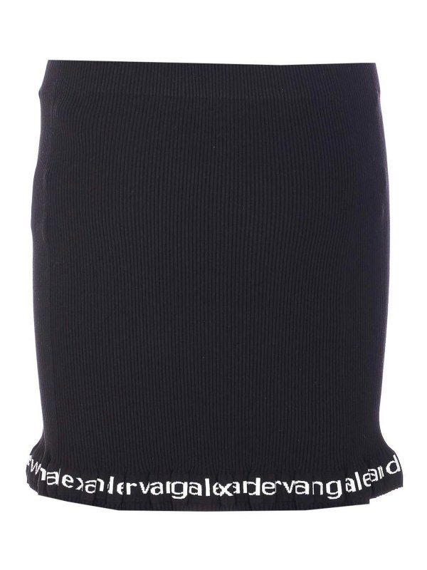 ALEXANDER WANG: ミニスカート online - ミニスカート - 黒