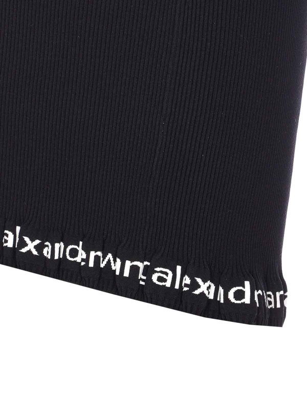 The Best Shops ALEXANDER WANG: ミニスカート - ミニスカート - 黒