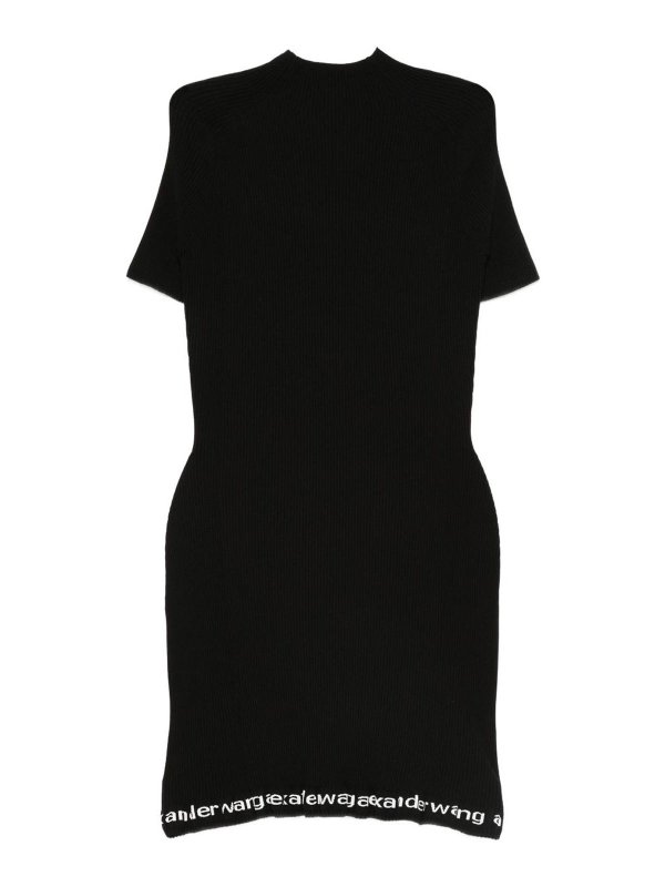 ALEXANDER WANG: Vestidos media pierna - Vestido Midi - Negro