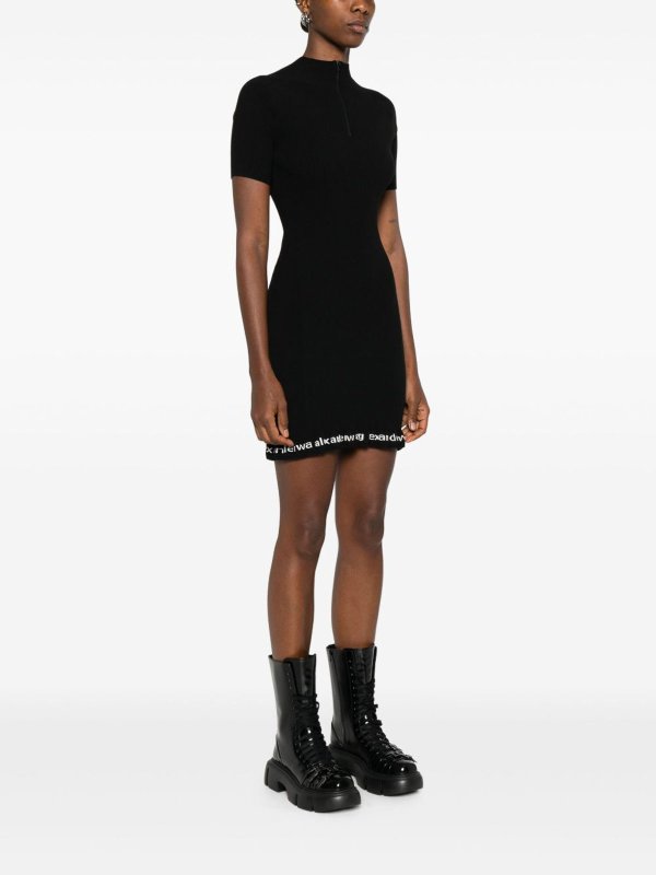 The Best Shops ALEXANDER WANG: Vestidos media pierna - Vestido Midi - Negro