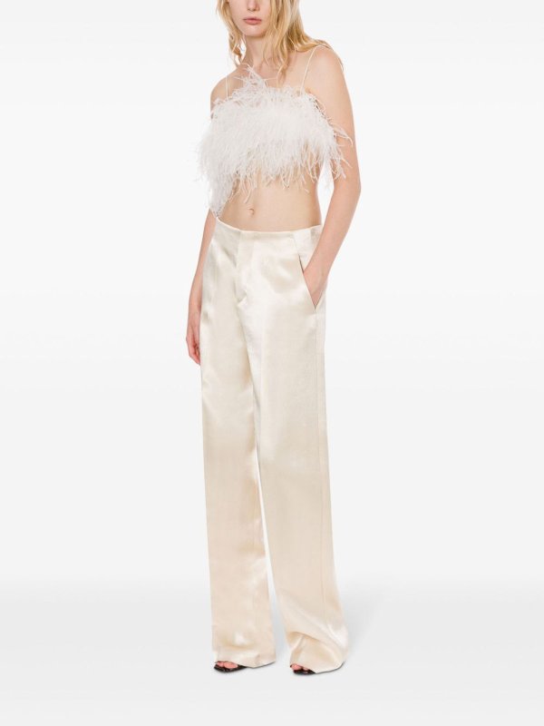 The Best Shops Philosophy di Lorenzo Serafini: casual trousers - Wide Satin Trousers