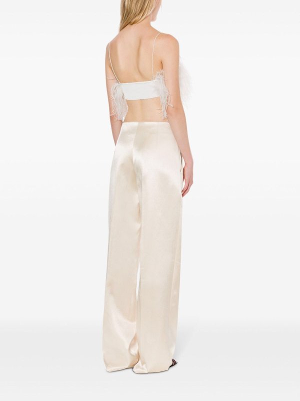 Wide Satin Trousers shop online: Philosophy di Lorenzo Serafini