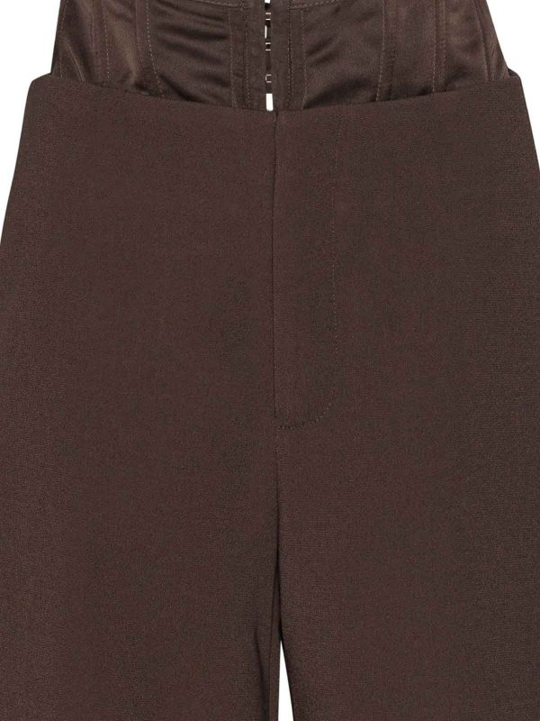 Brown Corset Suiting Pants shop online: ROTATE Birger Christensen