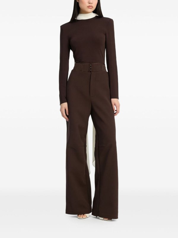 ROTATE Birger Christensen buy online Brown Corset Suiting Pants