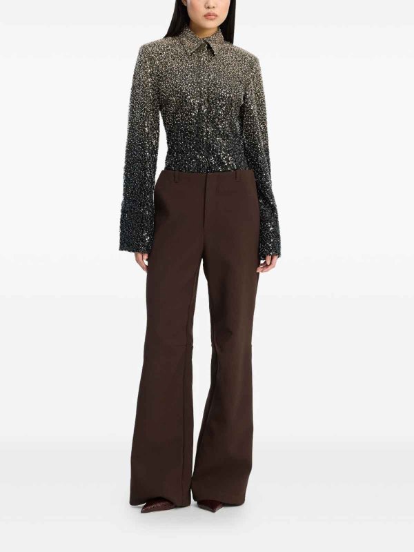 ROTATE Birger Christensen: shirts online - Beaded Embellishments Shirt