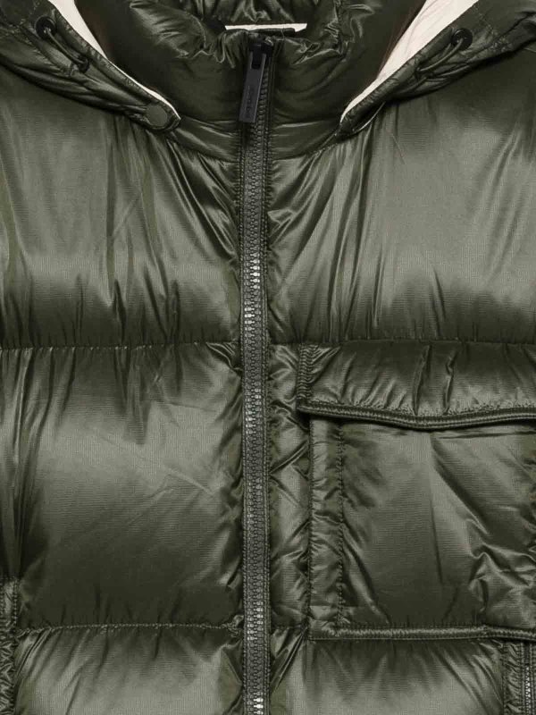 The Best Shops AFTER LABEL: padded jackets - Green Quilted Down Jacket