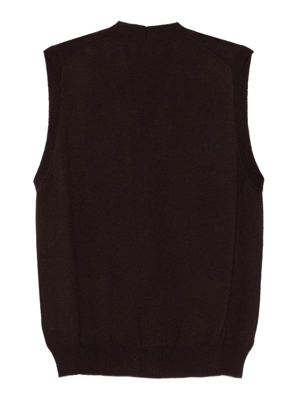 The Best Shops ALPHA STUDIO: ベスト - ベスト - ブラウン