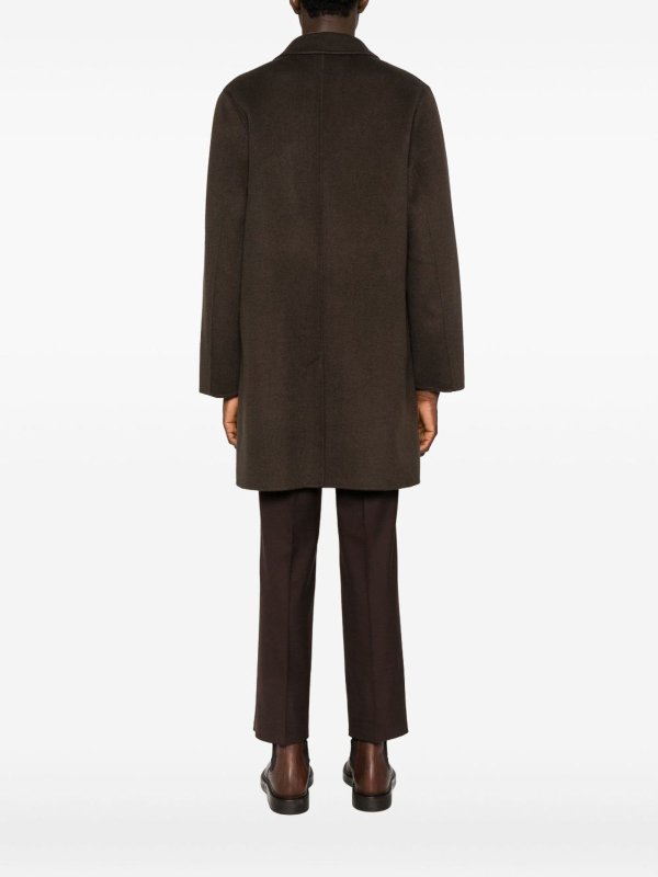 The Best Shops AMARANTO: cappotti lunghi - Cappotto Marrone Con Tasche