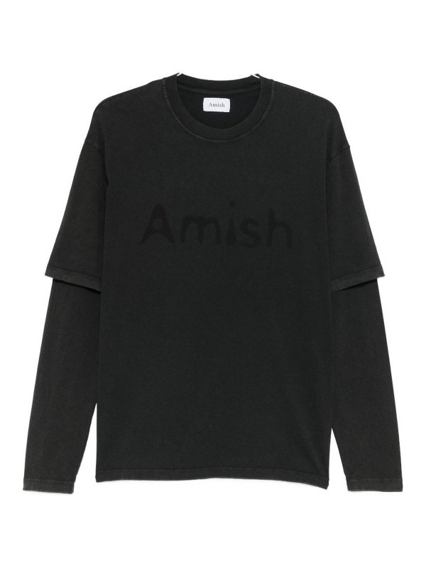 AMISH: t-shirts - Long-Sleeve Logo T-Shirt
