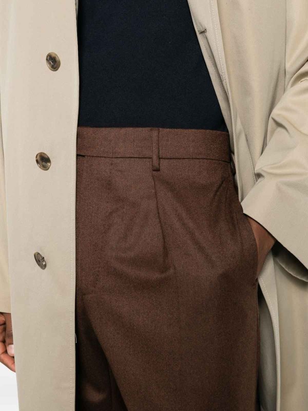 BERWICH buy online Brown Virgin Wool Trousers