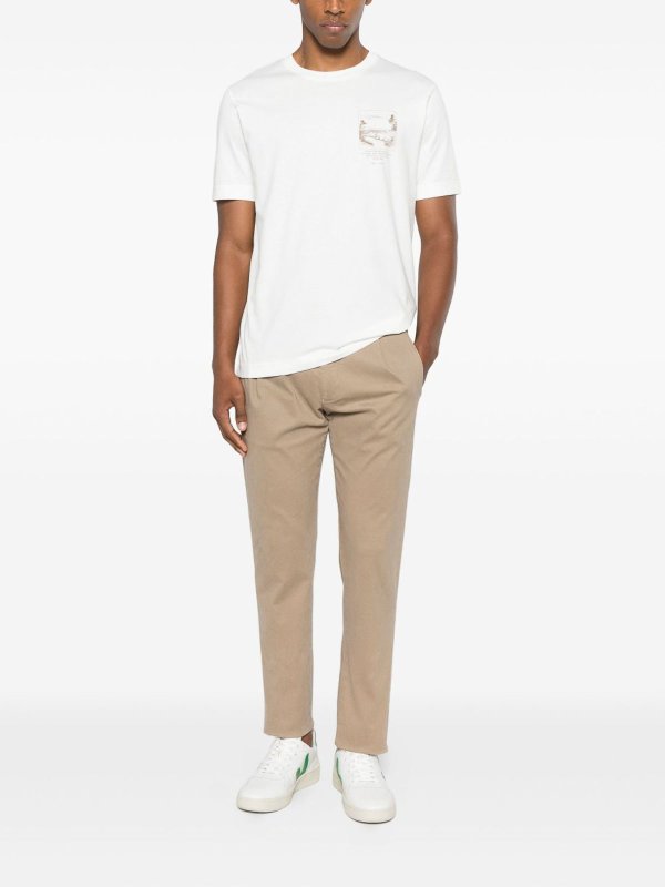 BERWICH: Pantalons casual online - Pantalons Décontractés - Beige