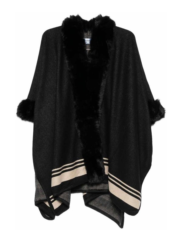 BLUGIRL: Pellicce e montoni - Mantello in pelliccia sintetica