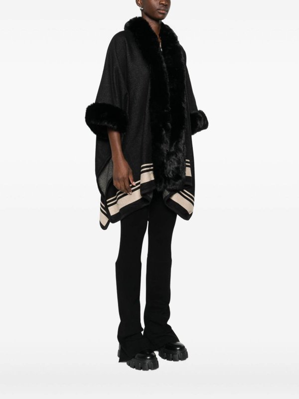 BLUGIRL: Pellicce e montoni online - Mantello in pelliccia sintetica