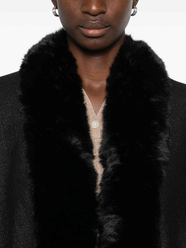 Mantello in pelliccia sintetica shop online: BLUGIRL