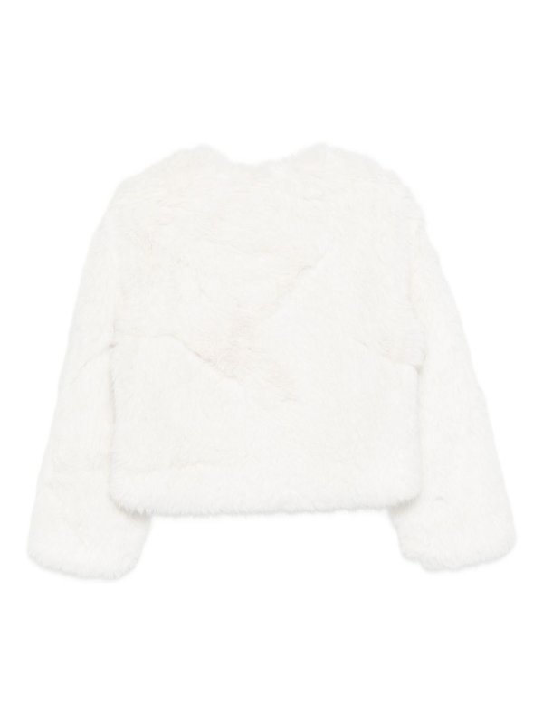 BLUGIRL: Fourrure online - Manteau En Fourrure - Blanc