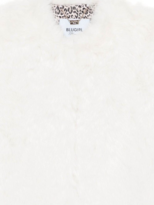 The Best Shops BLUGIRL: Fourrure - Manteau En Fourrure - Blanc