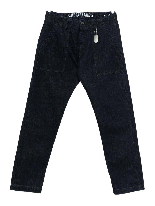 CHESPEAKE: straight leg jeans - Fatigue Straight-Leg Jeans