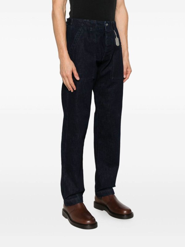 CHESPEAKE: straight leg jeans online - Fatigue Straight-Leg Jeans
