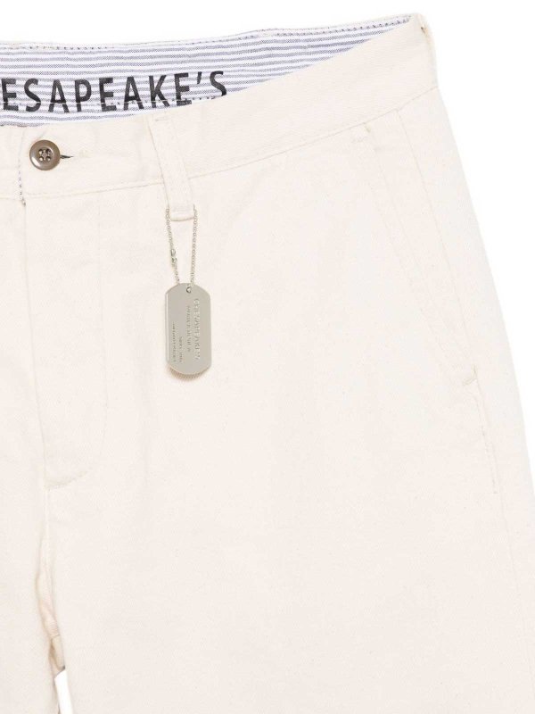CHESPEAKE: casual trousers online - Light Beige Trousers