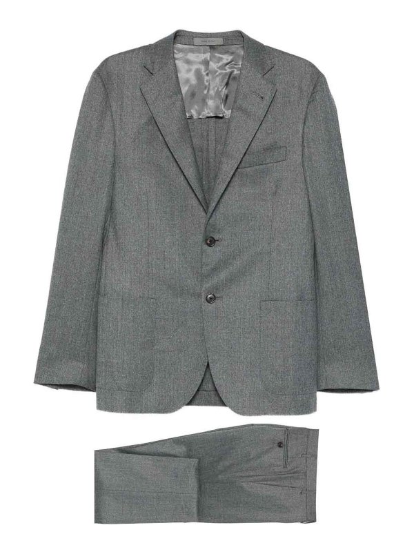 CORNELIANI: formal suits - Grey Suit In Wool