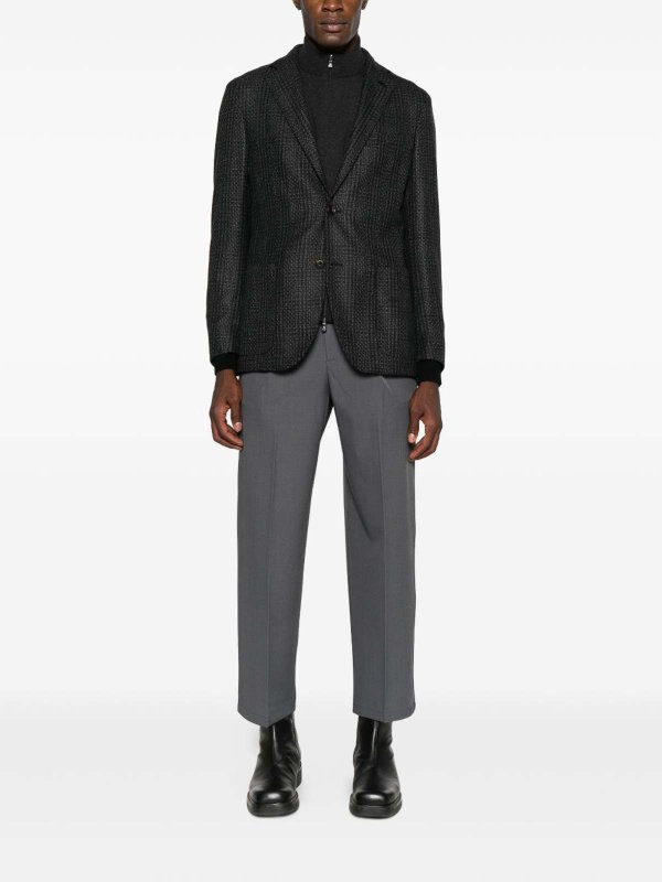 The Best Shops CORNELIANI: Wool Jacket With Integrated Zip-Up Vest