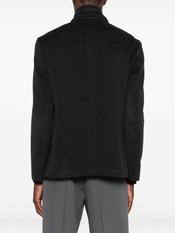 CORNELIANI: giacche blazer online - Blazer Grigio Scuro In Lana Vergine