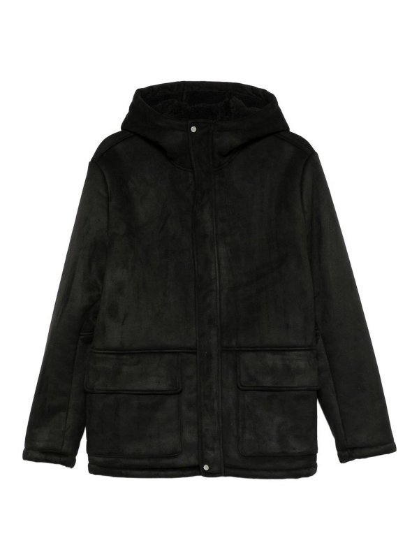 DANIELE ALESSANDRINI: casual jackets - Black Jacket With Pockets